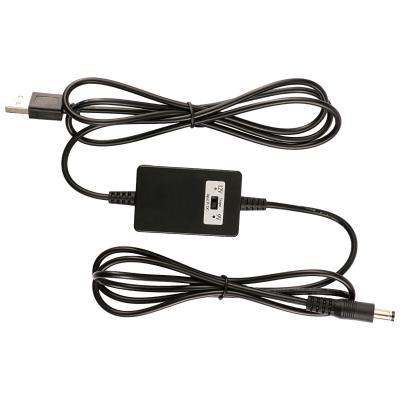 China Boost Buck Voltage Converter DC 5V para 12V 2A Power Step Up Cable para Modem Wifi de Carro à venda