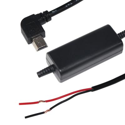 中国 ミニUSB 12V から 5V カーチャージャーケーブル ダッシュカメラキット ハードワイヤキット カスタマイズ 販売のため