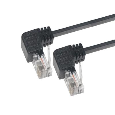 중국 카트5e/카트6/카트7/카트8 고속 LAN 케이블 RJ45 90도 패치 케이블 1-10m 판매용