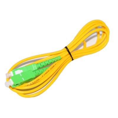 Cina Single Mode SC To SC Cavo in fibra ottica 3 Meter Fiber Patch Cord Per Trasferimento di dati senza intoppi in vendita