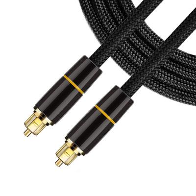 Chine Cable audio en fibre optique plaqué or en mode unique 24k pour interface numérique à vendre