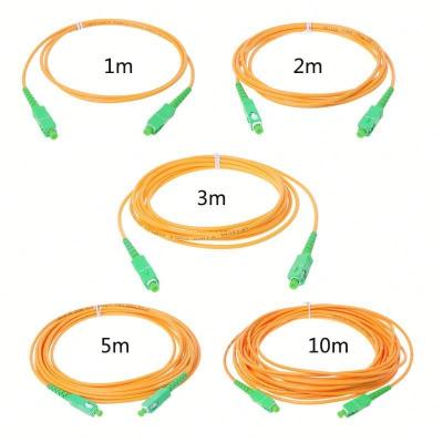 China 9/125Um Multi Mode Optical Fiber Patch Cord Sc Man tot Sc Vrouw Op maat Te koop