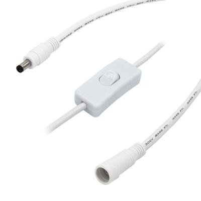 China Cable de extensão DC de 2,1 mm x 5,5 mm de fêmea para homem 3Ft 2468 20AWG à venda