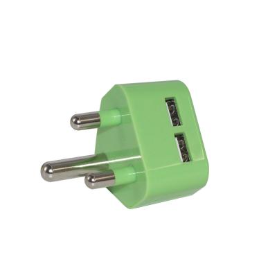 China Sudáfrica India Enchufe Adaptador de alimentación de teléfono móvil Adaptador de alimentación 5Volt 3Pin en venta