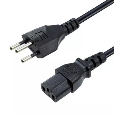 China Aarding Elektrische topplug Mains Bedrading Zwitserland Plug Zwart/Wit 250V Zwitserse Plugs Stroomkabel Kabel Te koop