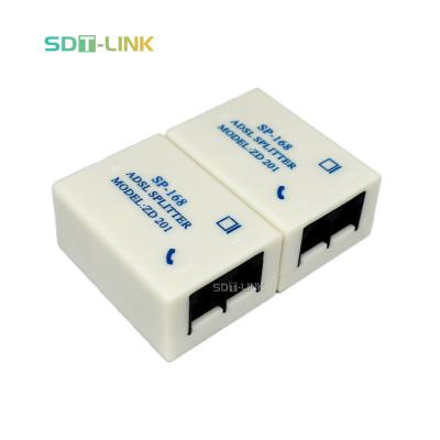 China SP-168 ADSL RJ11 RJ45 Telefoon Breedband Splitter 60 Watt Gemiddeld vermogen 4,4 MHz Bandbreedte Te koop