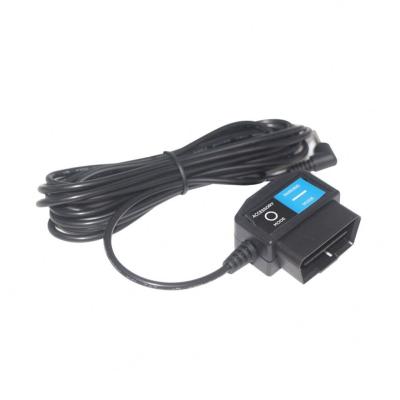 China 16 Pin Car Cigar Lighter OBD2 Extension Cable for Connector USB OBD Power Flat Diagnostic for sale