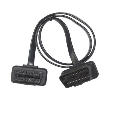 China 16Pin Male To Female Extension Cable For Car Automotive OBD 2 Diagnostic Tool Adapter à venda