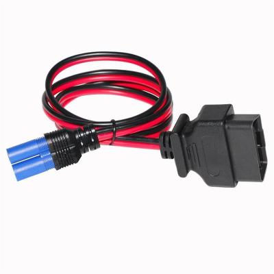 China Upgrade Your Diagnostic Tools with 12V Power OBD2 Connector and EC5 Plug Jumper Cable à venda