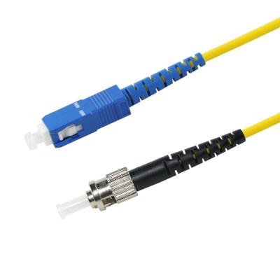 China Single Mode Fc Sc St Lc Fiber Optic Cable G657a2 20 Mts Patch Cord Insertion Loss ≤0.3dB Te koop