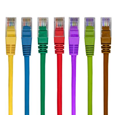 中国 Cat6a Cat5 Cat5e イーサネットネットワーク LANケーブル RJ45 8P8C接続器とPVCジャケット 販売のため