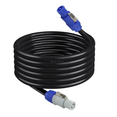 China Heavy Duty NAC3FCA Male To NAC3FCB Male Electric Power Cord IP56 20A PowerCon Connector for sale