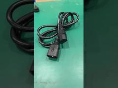 OEM 1.5M Computer AC Electric Power Cord IEC C14 Plug To IEC C13 Female Connectors