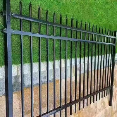 China Powder Coated 6*8ft Tubular Steel Fence Panels Australia Standard for sale