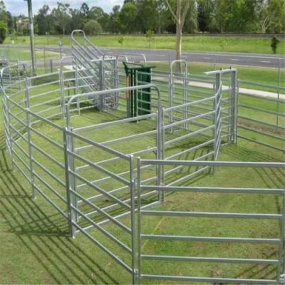 China Galvanized Welded Pipe Cattle Fence Panel 8FT Horse Farm Fencing Panels for sale