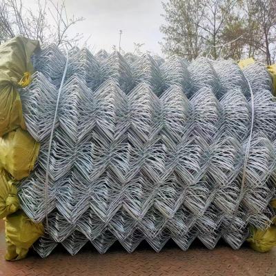 China 6ft Hot Dip Galvanized Chain Link Drahtzaun Netz Park Sicherheitszaun zu verkaufen