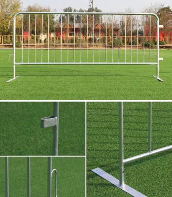 China 1.1x2.2M Heavy Duty Pedestrian Crowd Control Barriers Outdoor With Flat Feet for sale