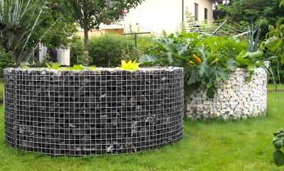 Cina 4mm Dia saldato Gabion Wire Mesh Basket Stone Cages Gabioni in vendita