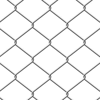 China Electro Galvanized Diamond Wire Mesh 2inch Chain Link Farm Fence for sale