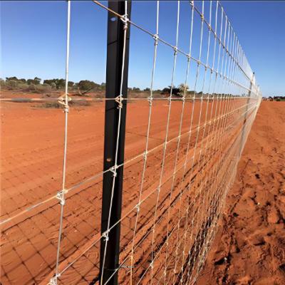 China Galvanized Steel Cattle Fence Netting High Tensile Wire Weatherproof Security for sale