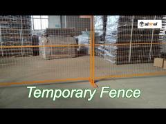 50mm*100mm temporary fence weld urban architecture facilities canada