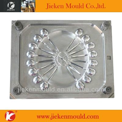 China Disposable Plastic Ice Cream Spoon Mold for sale