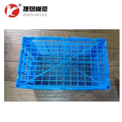 China Plastic Crate Steel Injection Mold Making For Fruits And Vegetables for sale