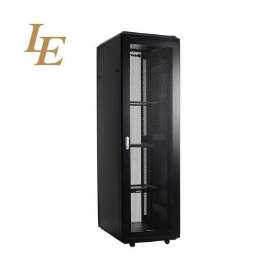 China SPCC Cold Rolled Steel LE 19inch Network Floor POS Cabinet For Date Center Room for sale