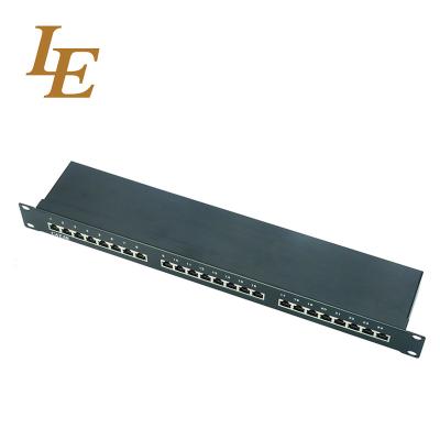 China Telecommunication 24/48 Ports Patch Panel Rack Cabinet Mount for sale