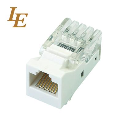 China CAT5E UTP TOOLLESS 90 Ethernet Network JACK KEYSTONE for sale