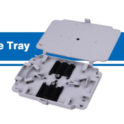 China FTTH FTTB FTTX Network FTTH 12/24 Core Fiber Optic Splice Tray / Cassette for sale