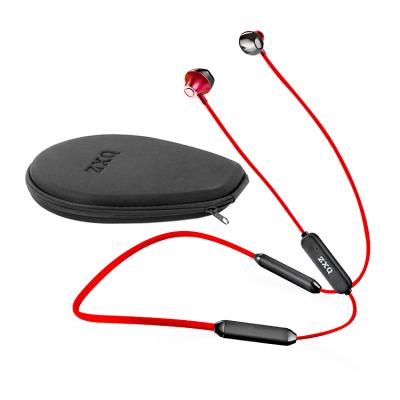 China Neckband band earphone manufacturer BT earphone large battery sports wireless headphones sweat resistance metal earbuds for sale