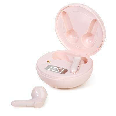 China TWS Wireless Stereo Earbuds Headset BT V5.0 Earbuds Deep Bass Pink Earphone (True Wireless Stereo) Mini True for sale