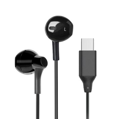 China In-Ear USB Type-C Earphone Wired Type C Headphones With Hands Free Controller Microphone One Plus High Quality Sound Earbuds for sale