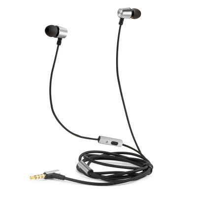 China In-ear china manufacturers wire earphone woofer deep bass earbud wired earphone with hands free microphone for sale