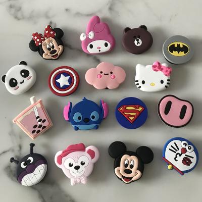 China Cute Flexible Random Cartoon Mobile Phone Holder Stand Air Cushion Bracket Accessories for sale