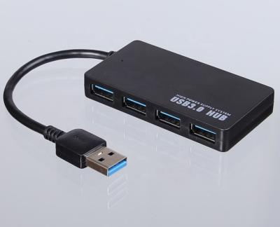 China 4 Port ABS HUB Factory Supply Direct Ultra Thin Super Speed ​​USB 3.0 for sale