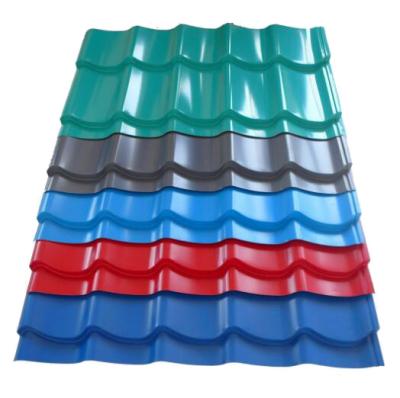 China Industrial Prepainted Color Corrugated Roofing Zinc Coated PPGI PPGL Galvanized Steel Sheet for sale