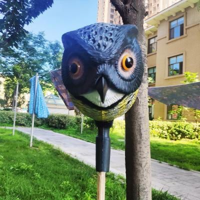 China Realistic Owl Decoy Outdoor Yard Garden Bird Repellent Owl Decoy Scarecrow for sale