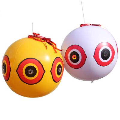 China Viable Balloon Hot Alert Reflector Bird Selling Plastic Terror Eyes Inflatable Repel Pigeon Sparrow for sale