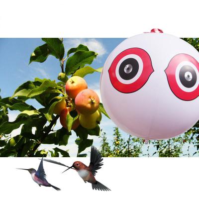 China Viable Visual Deterrents PVC Bird Scarer Balloon Terror Eyes Plastic Bird Inflatable Reflector Balloon Repel for sale