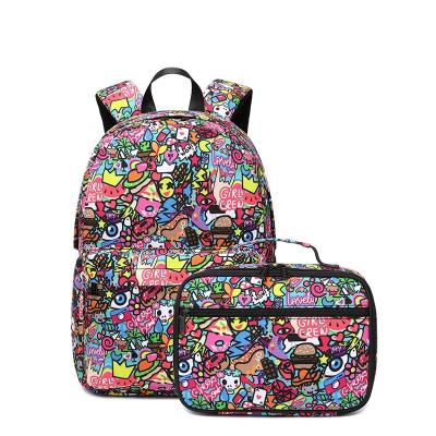 China 2022 waterproof rucksack bagpack child school backpacks school bag set lunch bag kids backpack logo customized for sale