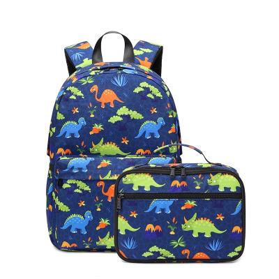 China Amazon Success 2022 School Backpack Dinosaur Backpack Boys Waterproof Straps With Buckles Kids Backpack Set Bag DOS Child School Bag for sale