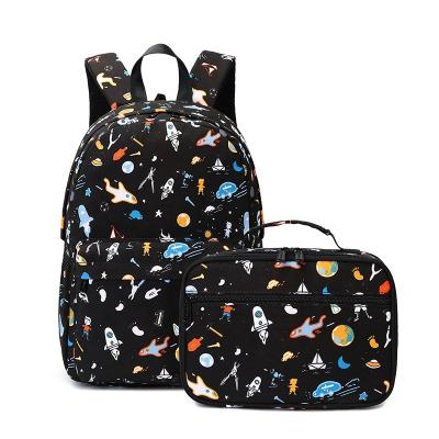 China Waterproof Kids Backpack Astronaut Cartoon Space Backpack For Kid School Bag Waterproof Rucksack With Bowl Kid School Bag for sale