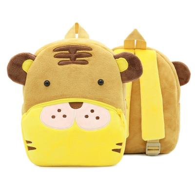 China Cute Animal Kids Backpack Toddler Plush Backpack Tiger Backpack Toddler Backpack Kids Daily Plush Bag for sale