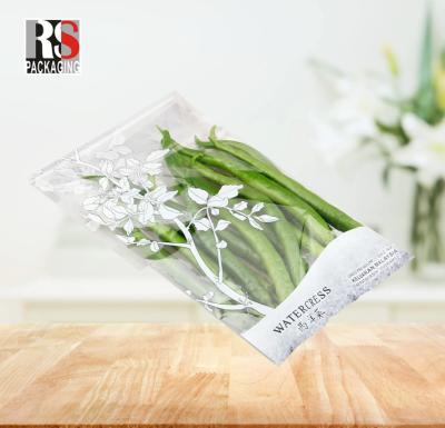 China Clear Micro Perforated Fresh Vegetable Packaging Bag Food Preservation And Storage Usage for sale