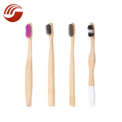 China Daily Use Charcoal Stiffens Custom Private Label Kids Natural Bamboo Toothbrush for sale