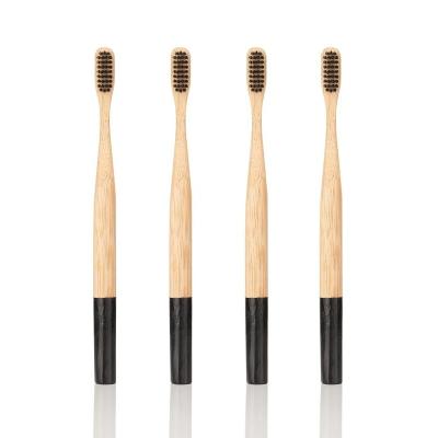 China Home Eco-Friendly Biodegradable Natural Bristle Bamboo Toothbrush for sale