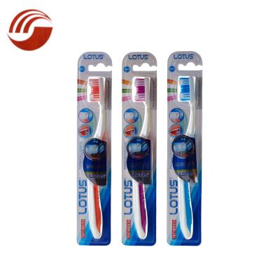 China Oral Lotus Concise Daily Elastic Custom Logo Cheap Use Toothbrush For Kids for sale