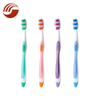 China OEM Disposable Spiral Filament Superfine Stiffen Unique Plastic Adult Travel Toothbrush Kit for sale